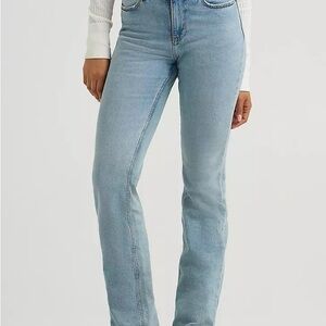 Wrangler Bold Bootcut High Waisted Light Blue Jeans